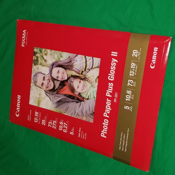 Canon Pixma Inkjet Photo Paper 13 x 9 20 Sheets New - Picture 1 of 5